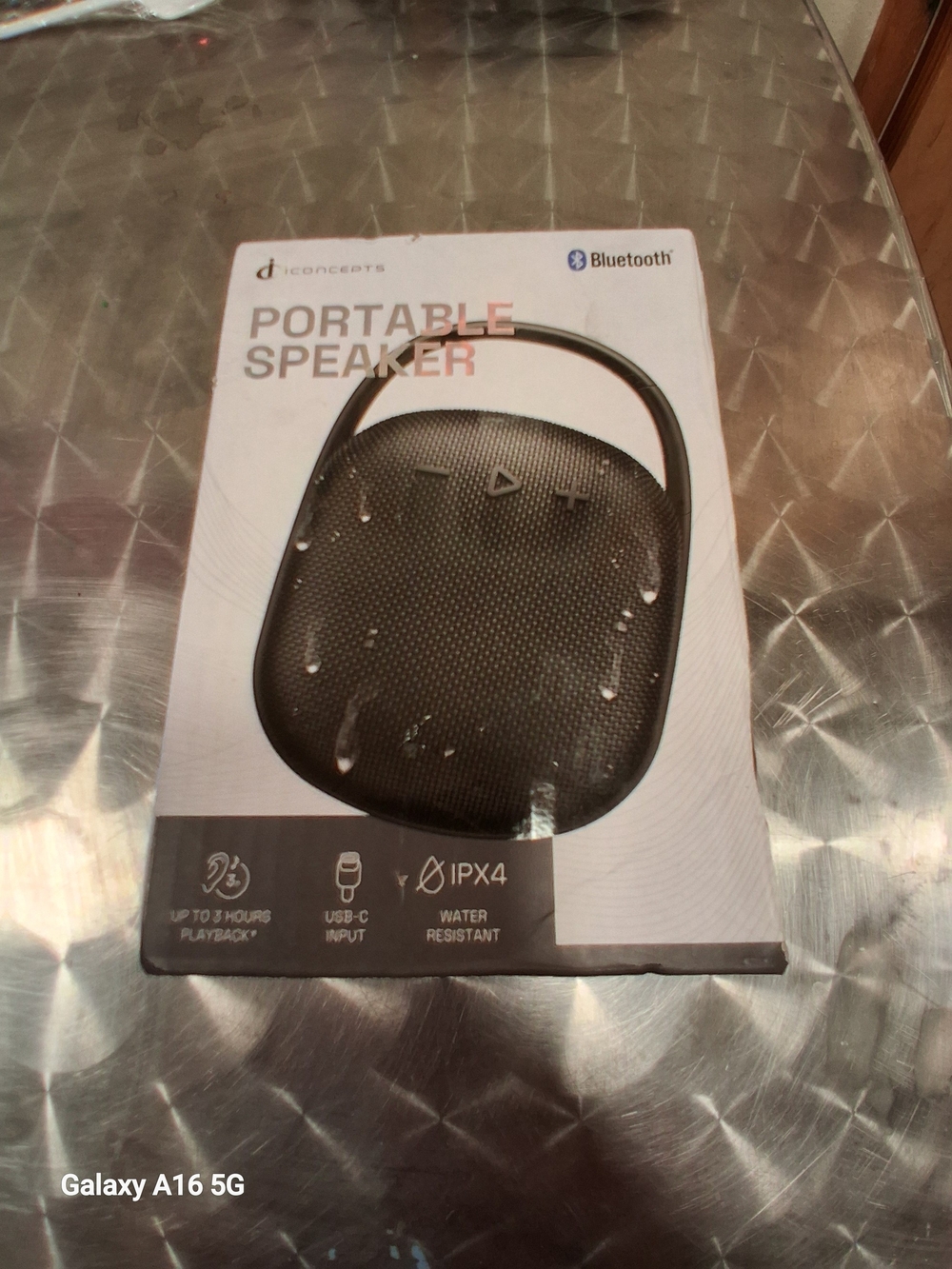 Brand New i Concepts Waterproof Portable Bluetooth Speaker